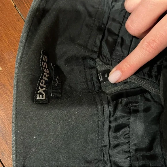 Express editor flare grey pants - Picture 2 of 2